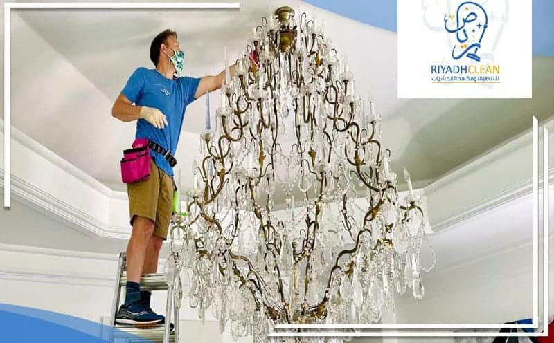 Chandelier cleaning