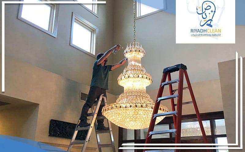 Chandelier cleaning